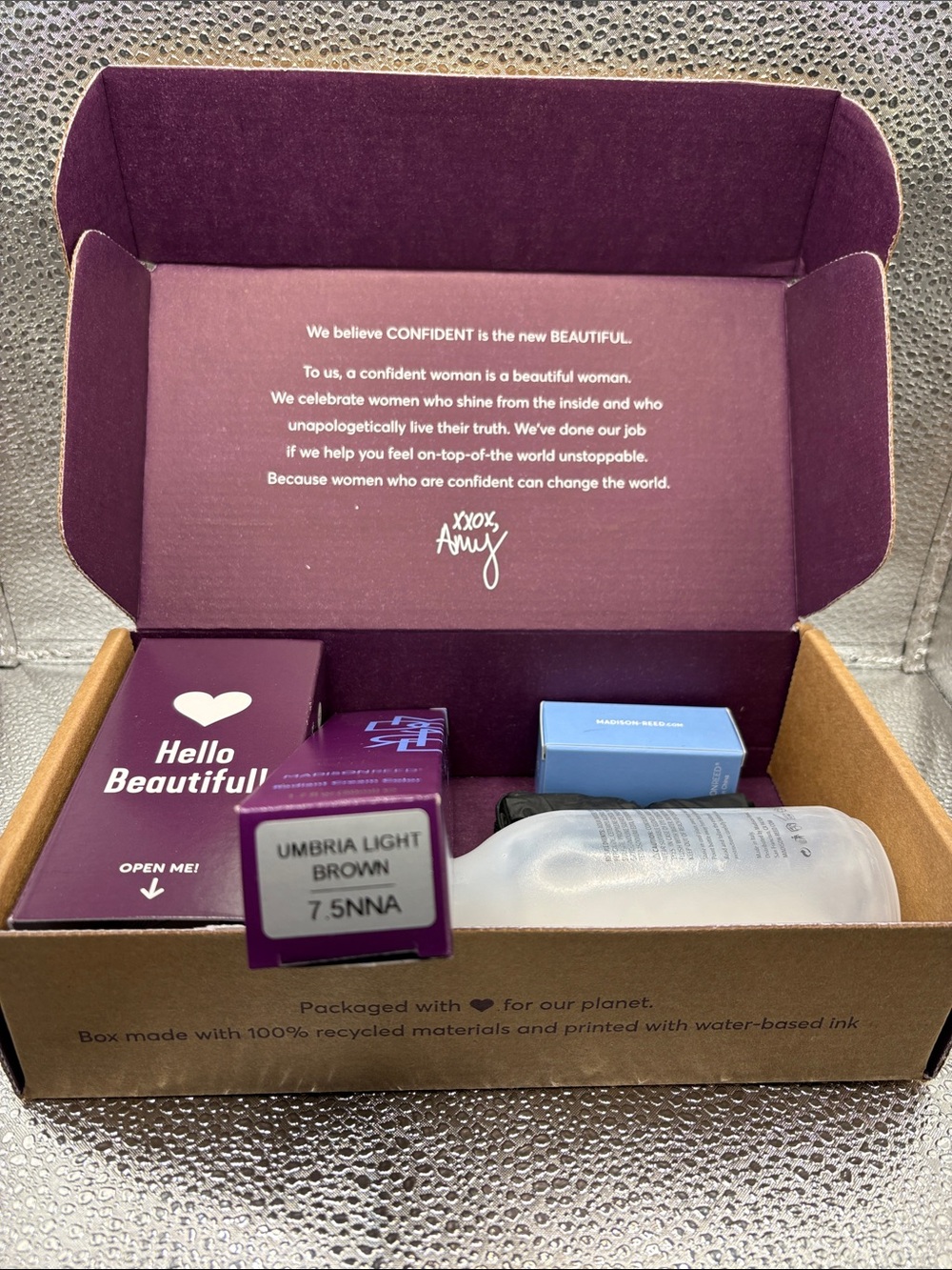 Madison Reed Hair Color Kit — Umbria Light Brown (7.5NNA) New in box